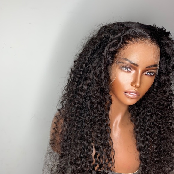 Custom 28’ HD Lace Curly Human hair wig ready to ship - Picture 2 of 9